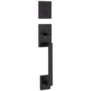Kwikset 819SCELIP-514 Dummy San Clemente Exterior Handleset Iron Black Finish