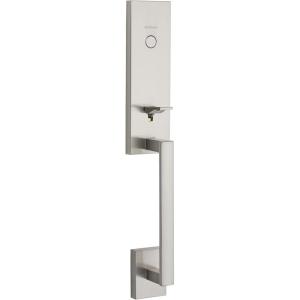 Kwikset 819VNHLIP-15 Dummy Vancouver Exterior Handleset Satin Nickel Finish
