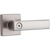 Kwikset Vedani Bed/Bath Lever Lever in Satin Nickel