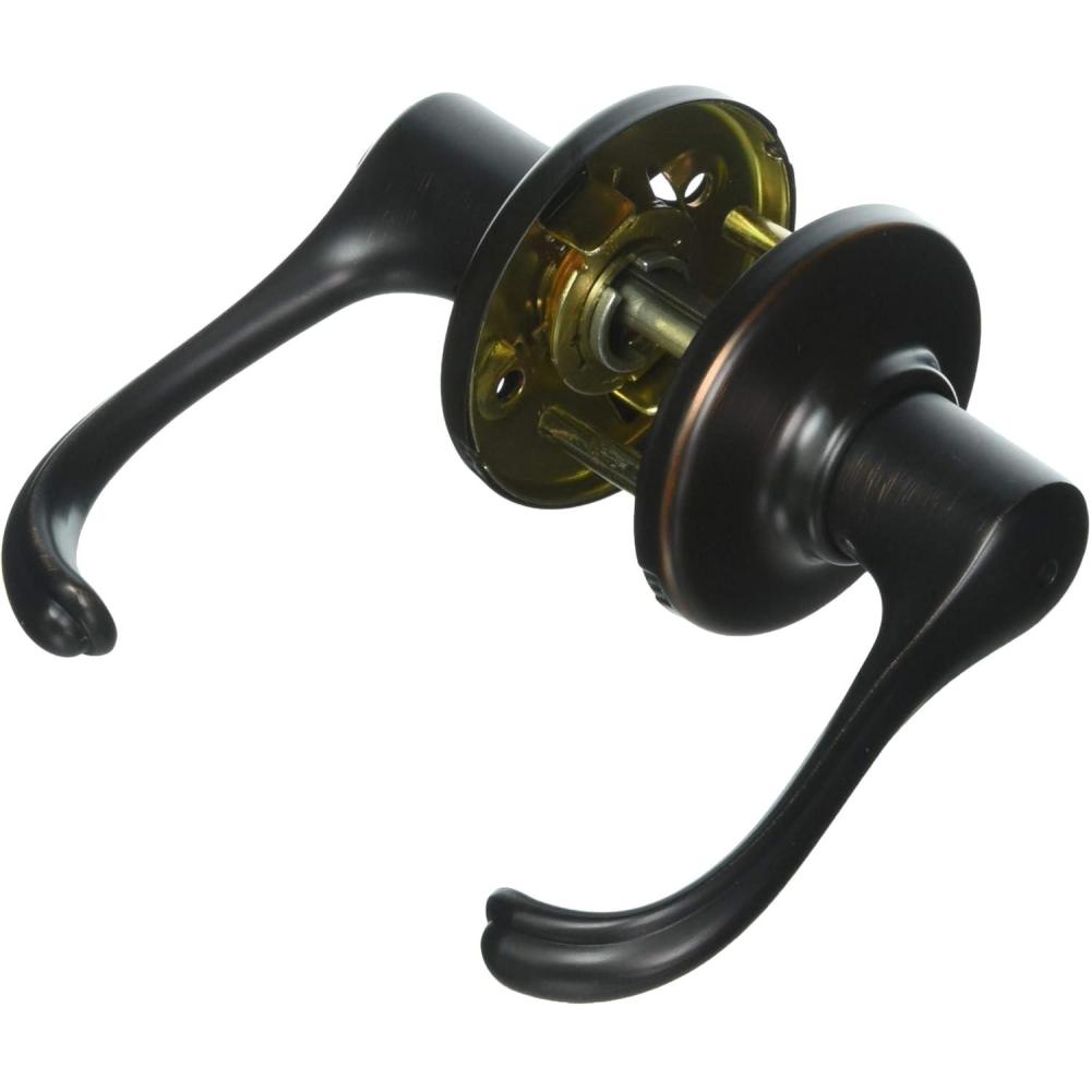 image:imageKwikset 300DNL Dorian Privacy Lever in Venetian Bronze