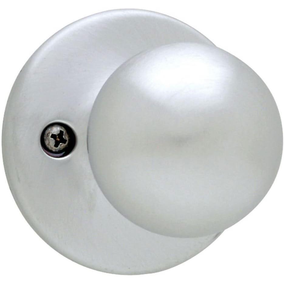 image:imageKwikset 300P 15 CP Polo Bed and Bath Knob Satin NickelSatin Chrome