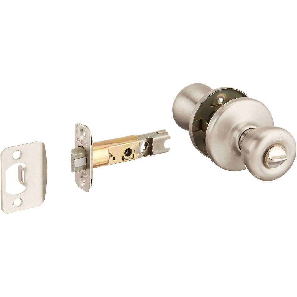 image:imageKwikset 300T 15 CP Tylo BedBath Knob Satin Nickel