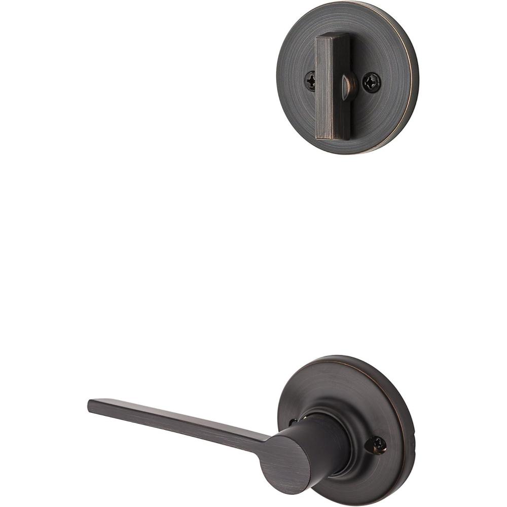 image:imageKwikset 96040145 Ladera 604Lrl Left Handed Interior In Venetian Bronze