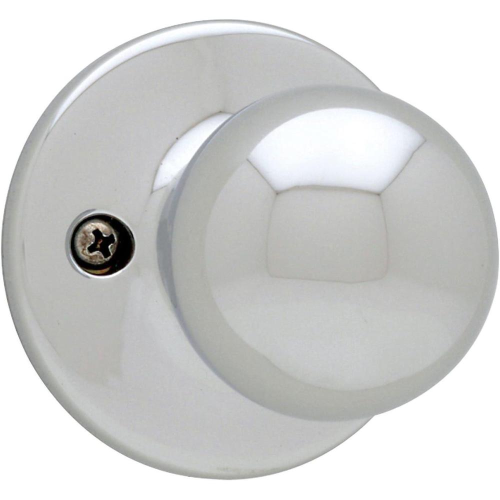 image:imageKwikset Polo Dummy Door Knob  Polished Brass 94880566Polished Chrome