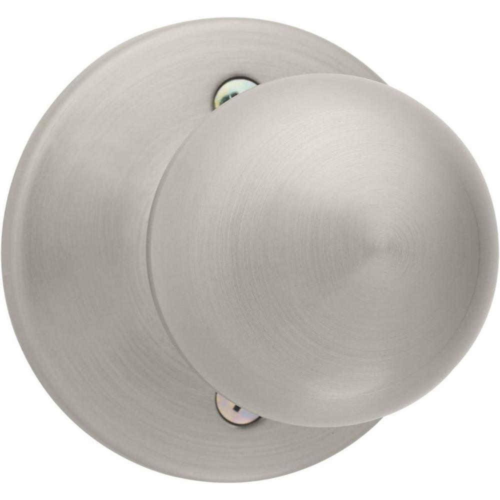 image:imageKwikset Polo Dummy Door Knob  Polished Brass 94880566Satin Nickel