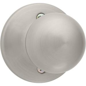 Kwikset Polo Dummy Door Knob – Polished Brass (94880-566)(Satin Nickel)
