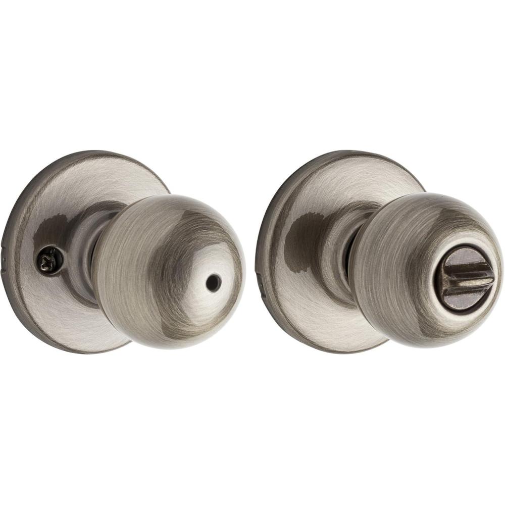 image:imageKwikset Polo BedBath Knob in Antique Brass