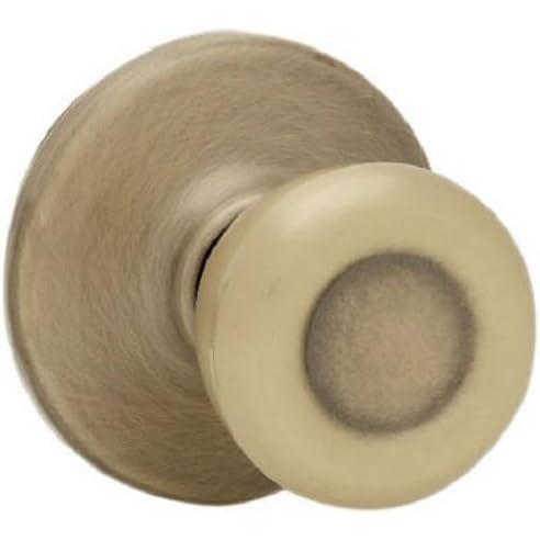 image:imageKwikset Tylo HallCloset Knob in Antique Brass