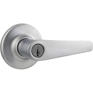 Kwikset 462DL-26DV2 Delta Lever Vestibule Lock with New Chassis and 6AL Latch and RCS Strike Satin Chrome Finish