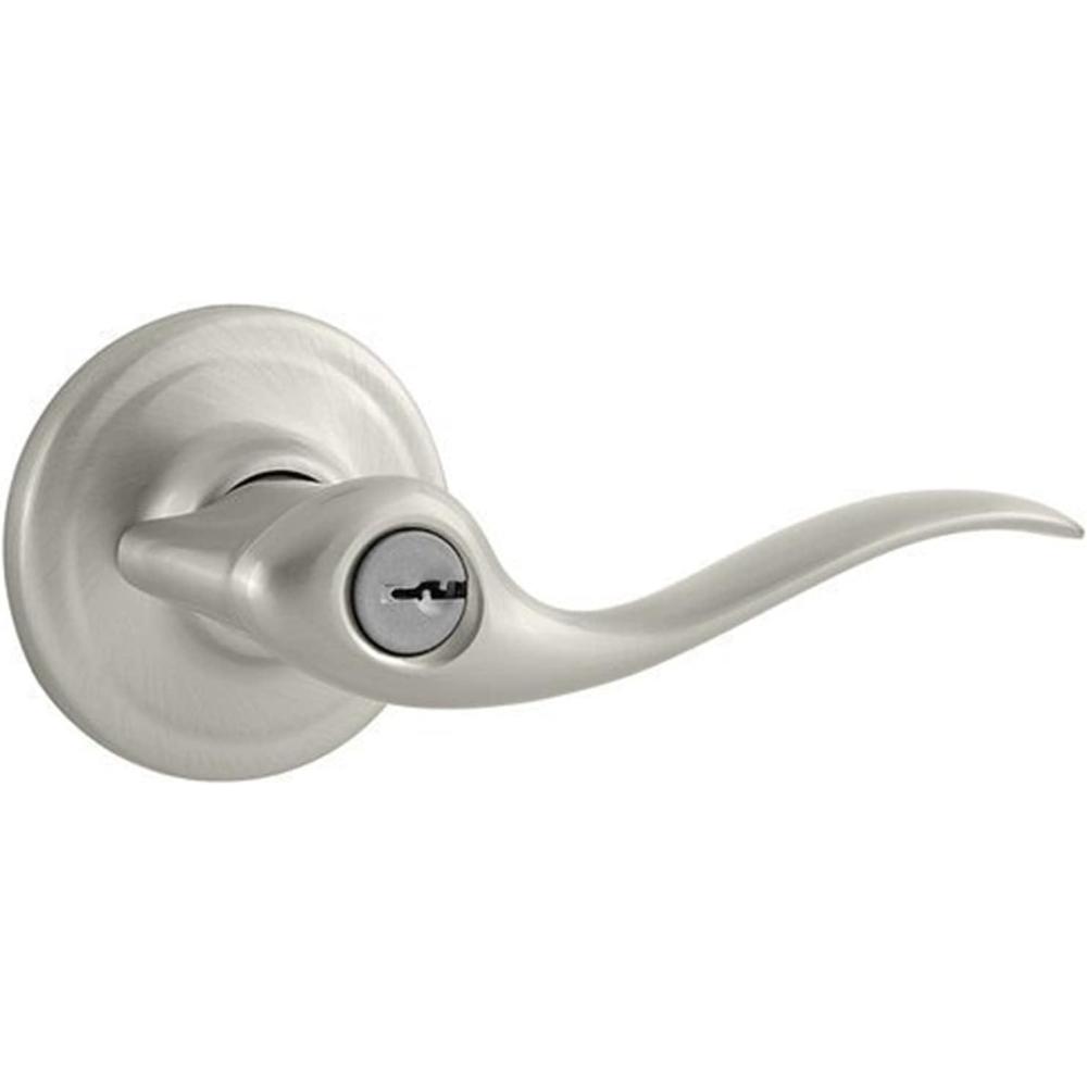 image:imageKWIKSET 740TNL 15 6AL RCS K4 Satin Nickel Finish  Universal Keyed Entry Lever