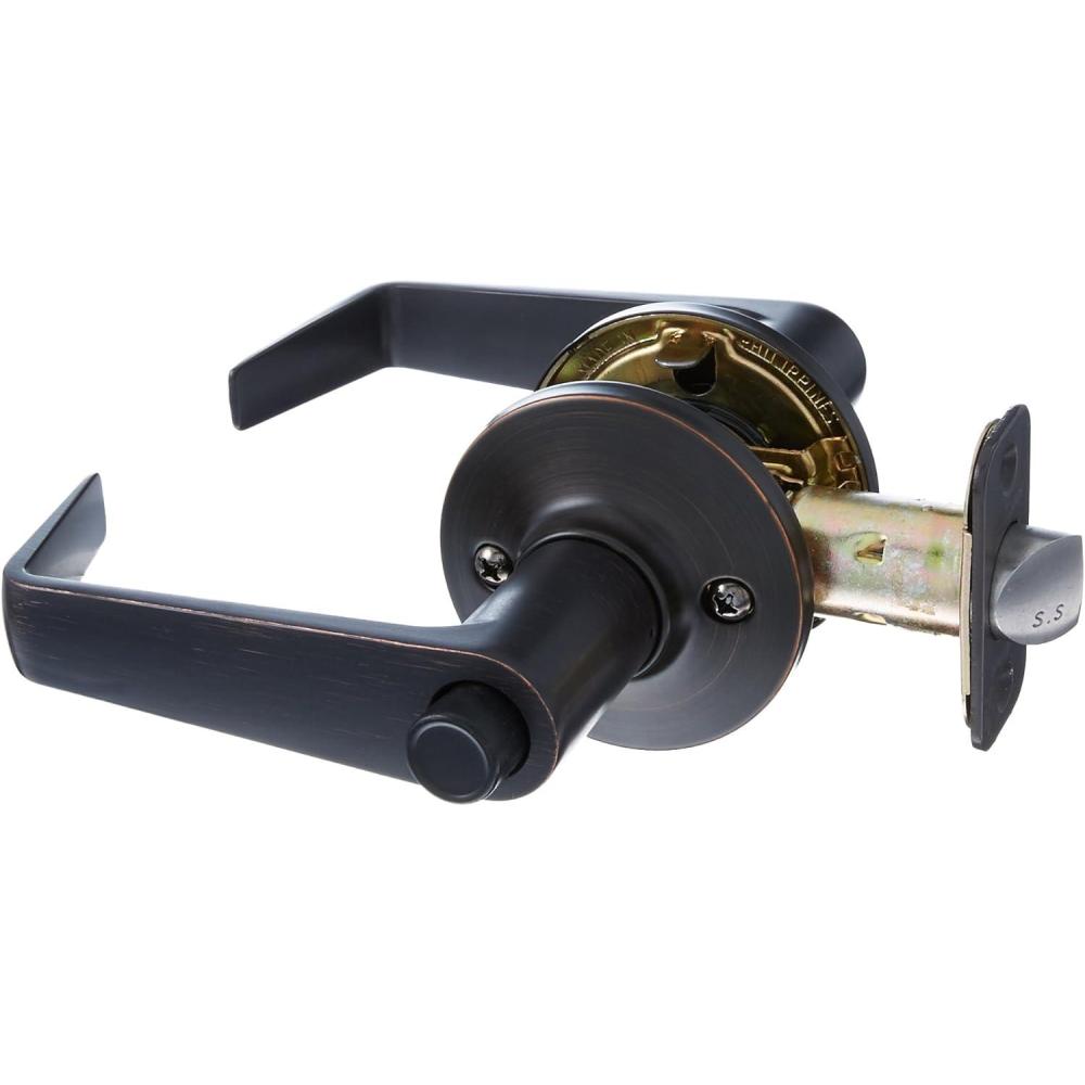 image:imageKwikset 408CNL11P Light Commercial Carson Privacy Door Locks Venetian Bronze Finish