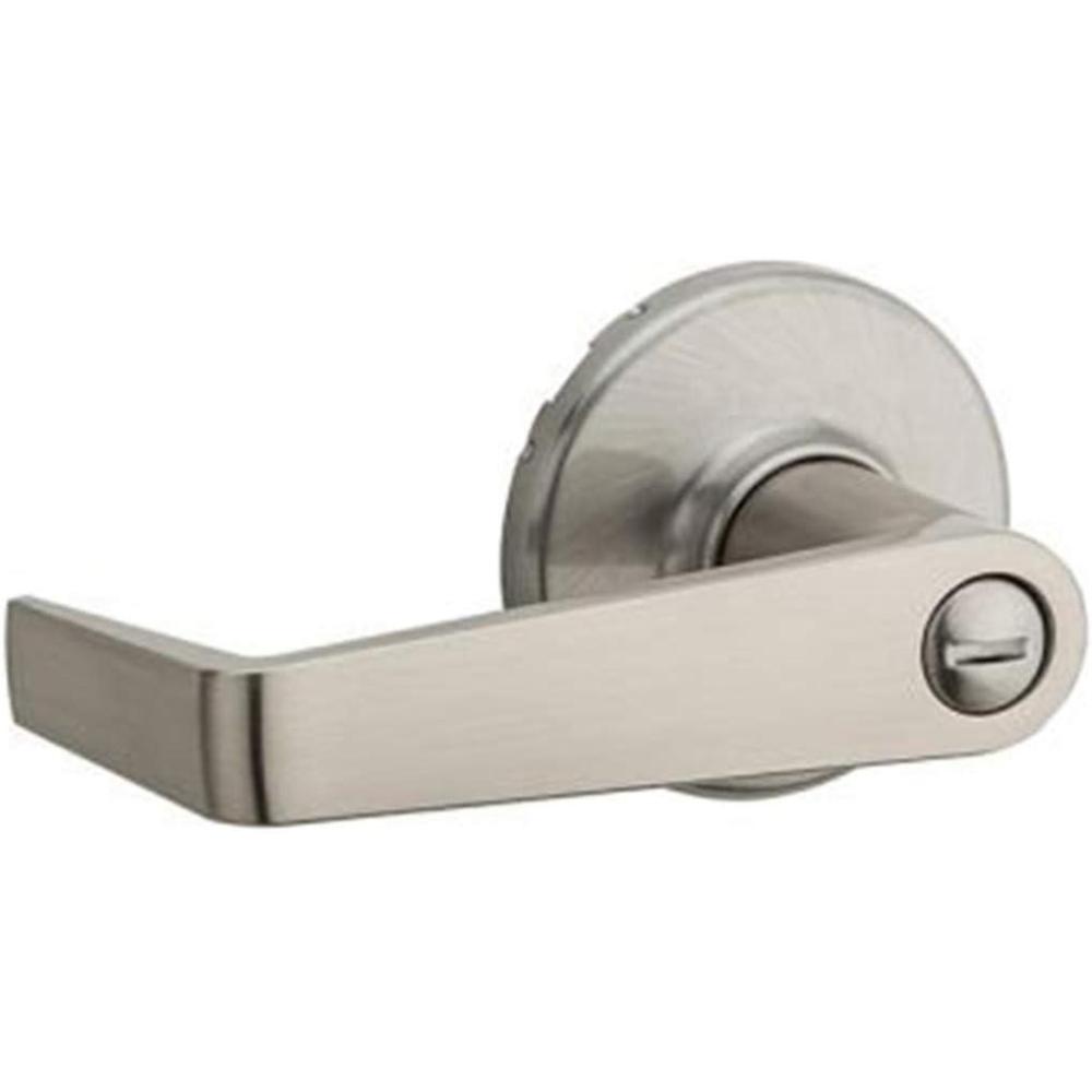 image:imageKwikset 733KNL15 Kingston Light Commercial Privacy Door Lock Satin Nickel Finish