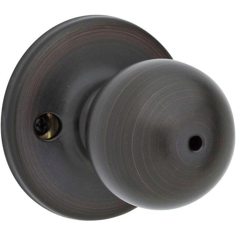 image:imageKwikset 93001542 Polo Privacy BedBath Lock in Venetian BronzeVenetian Bronze