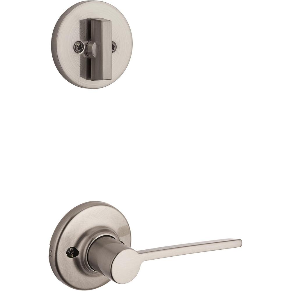 image:imageKwikset 96040144 Ladera Right Handed Handleset Interior in Satin Nickel Interior Only