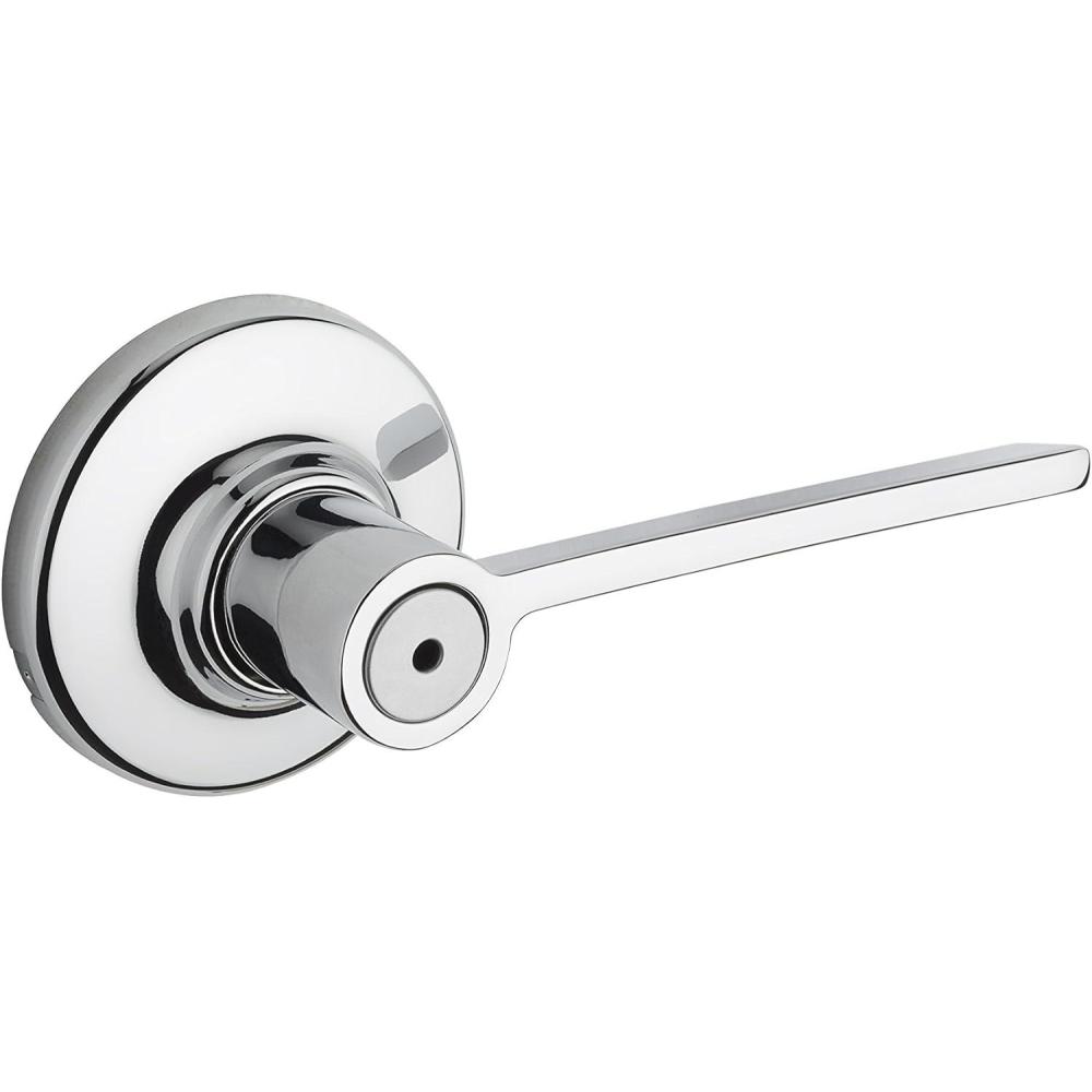 image:imageKwikset Ladera 93001904 BedBath Lever in Polished Chrome