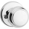 Kwikset 200CV 26 6AL RCS V1 Cove Passage Hall and Closet Door Knob, Polished Chrome(Polished Chrome)