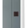 Kwikset 660SQT-26S Single Cylinder Square Deadbolt SmartKey with RCAL Latch and RCS Strike Bright Chrome Finish