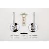 Kwikset Ladera 93001-904 Bed/Bath Lever in Polished Chrome
