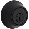 Kwikset Matte Black SmartKey Deadbolt 2-3/4 in.