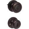 Kwikset 400CV-11PS Cove Keyed Entry Door Knobset with SmartKey, Venetian Bronze