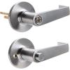 Kwikset 408CNL-26D Light Commercial Carson Privacy Door Locks Satin Chrome Finish
