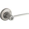 Kwikset Ladera 94050-576 Keyed Entry Lever featuring SmartKey in Satin Nickel