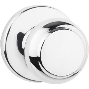 Kwikset 200CV 26 6AL RCS V1 Cove Passage Hall and Closet Door Knob, Polished Chrome(Polished Chrome)