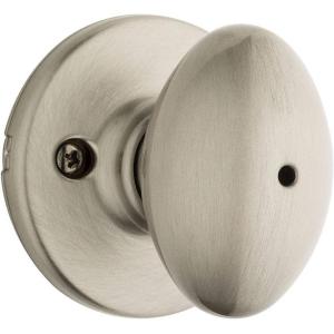 Kwikset 300AO 15 6AL RCS V1 Satin Nickel Aliso Privacy Lock