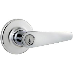 Kwikset 405DL 26 SMT RCAL RCS Delta Entry Lever feat SmartKey in Polished Chrome