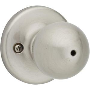 Kwikset 93001-542 Polo Privacy Bed/Bath Lock in Venetian Bronze(Satin Nickel)