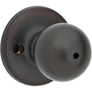 Kwikset 93001-542 Polo Privacy Bed/Bath Lock in Venetian Bronze(Venetian Bronze)