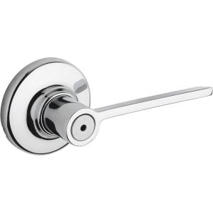 Kwikset Ladera 93001-904 Bed/Bath Lever in Polished Chrome