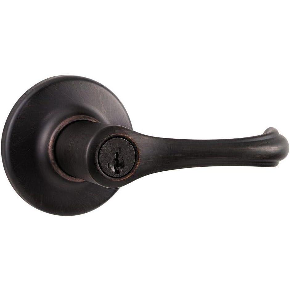 image:imageKwikset 405DNL 11P SMT RCAL RCS Dorian Entry Lever feat SmartKey in Venetian Bronze 405DNL11PR