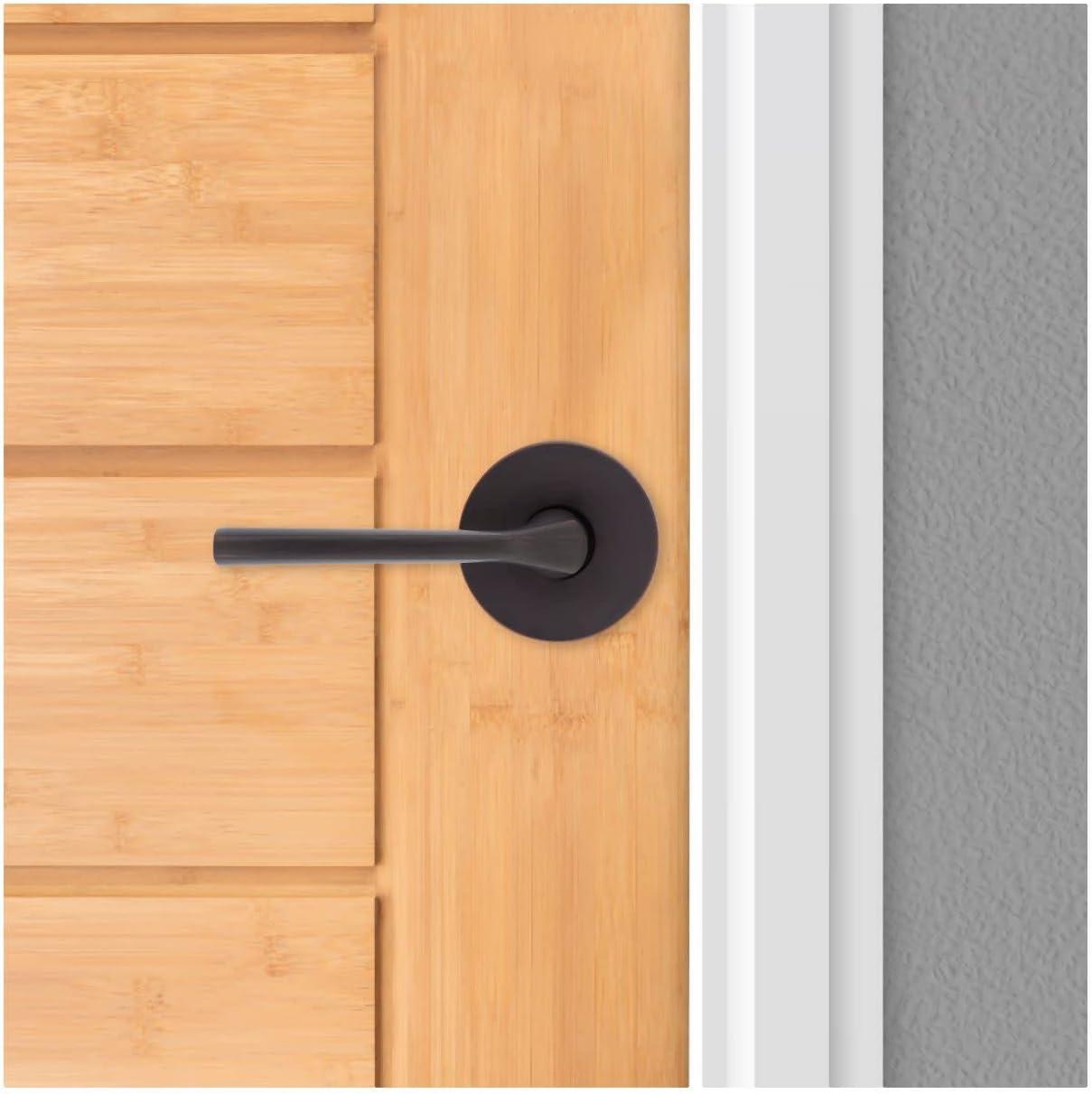 image:imageKwikset 720LSLRDT15 Lisbon Lever with Round Rose Passage Door Lock with 6AL Latch and RCS Strike Satin Nickel Finish