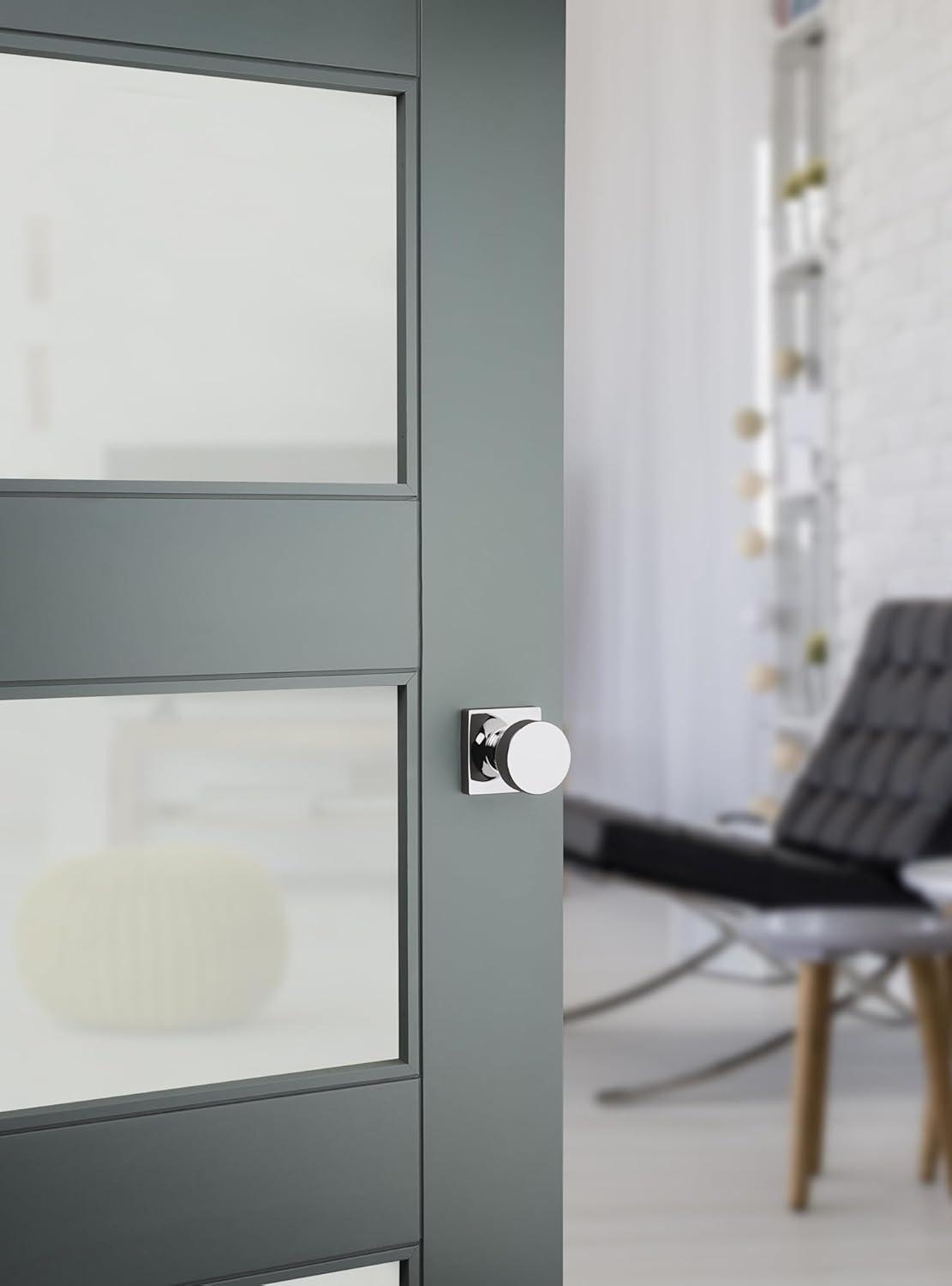 image:imageKwikset 720PSKSQT11P Pismo Knob with Square Rose Passage Lock with 6AL Latch and RCS Strike Venetian Bronze Finish