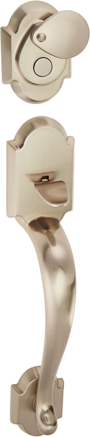 image:imageKwikset 802AUHLIP15 Austin Dummy Exterior Handleset Satin Nickel Finish