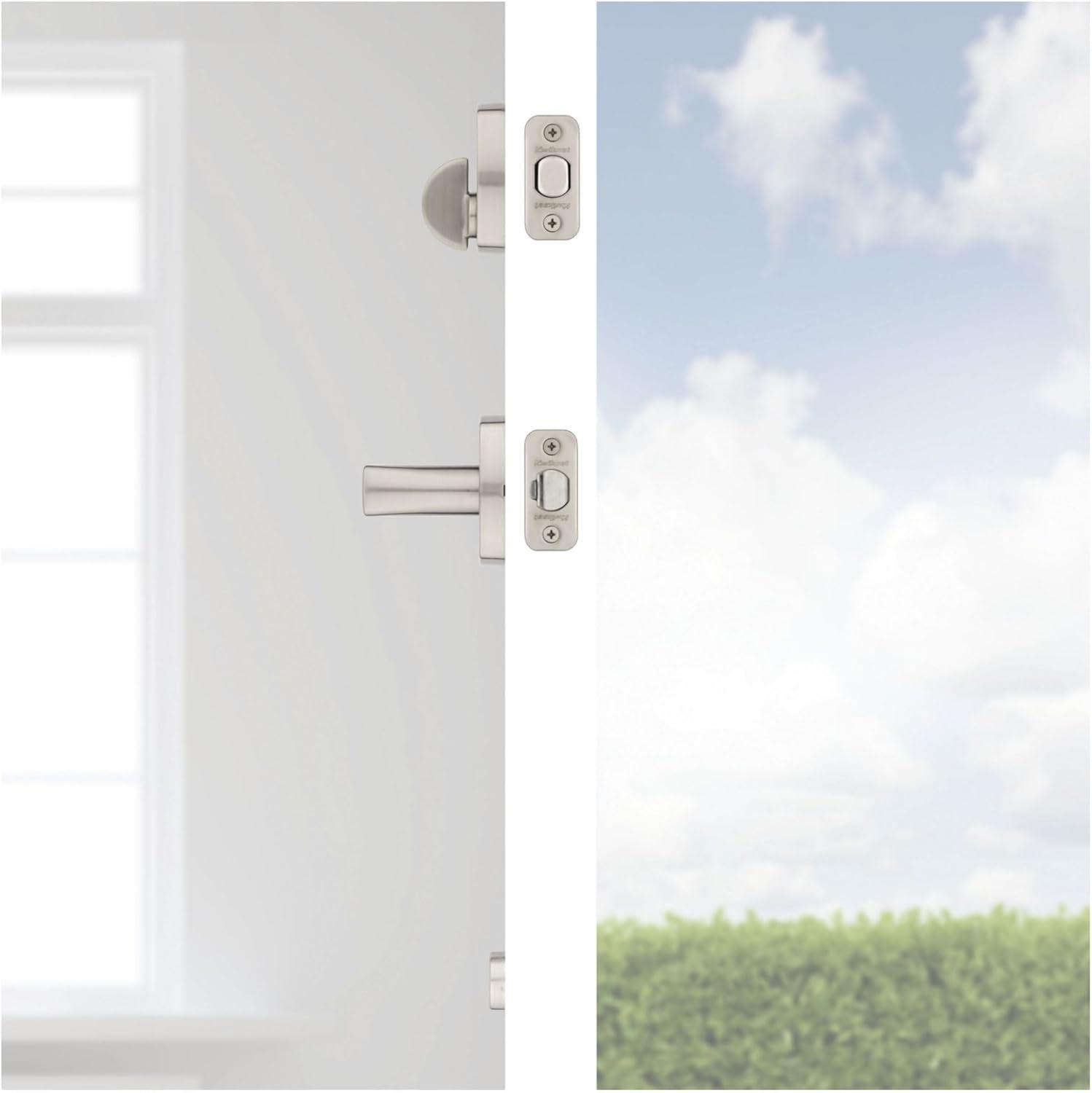 image:imageKwikset 971TPLMDT514 Single Cylinder Interior Tripoli Lever with Midtown Rose Trim Matte Black Finish