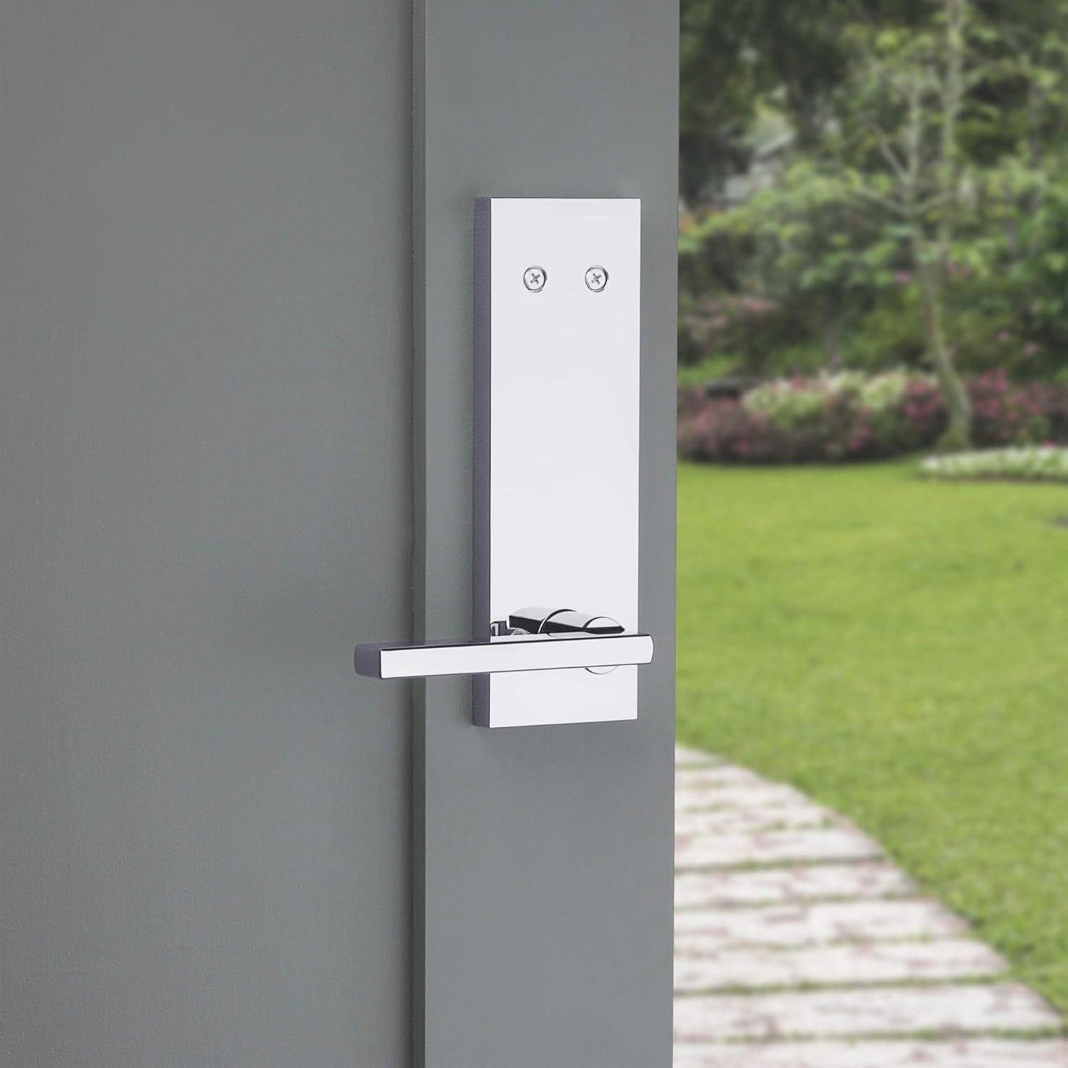 image:imageKwikset 973HFLSQF514 Dummy Interior Halifax Lever Trim with Square Full Escutcheon Matte Black Finish