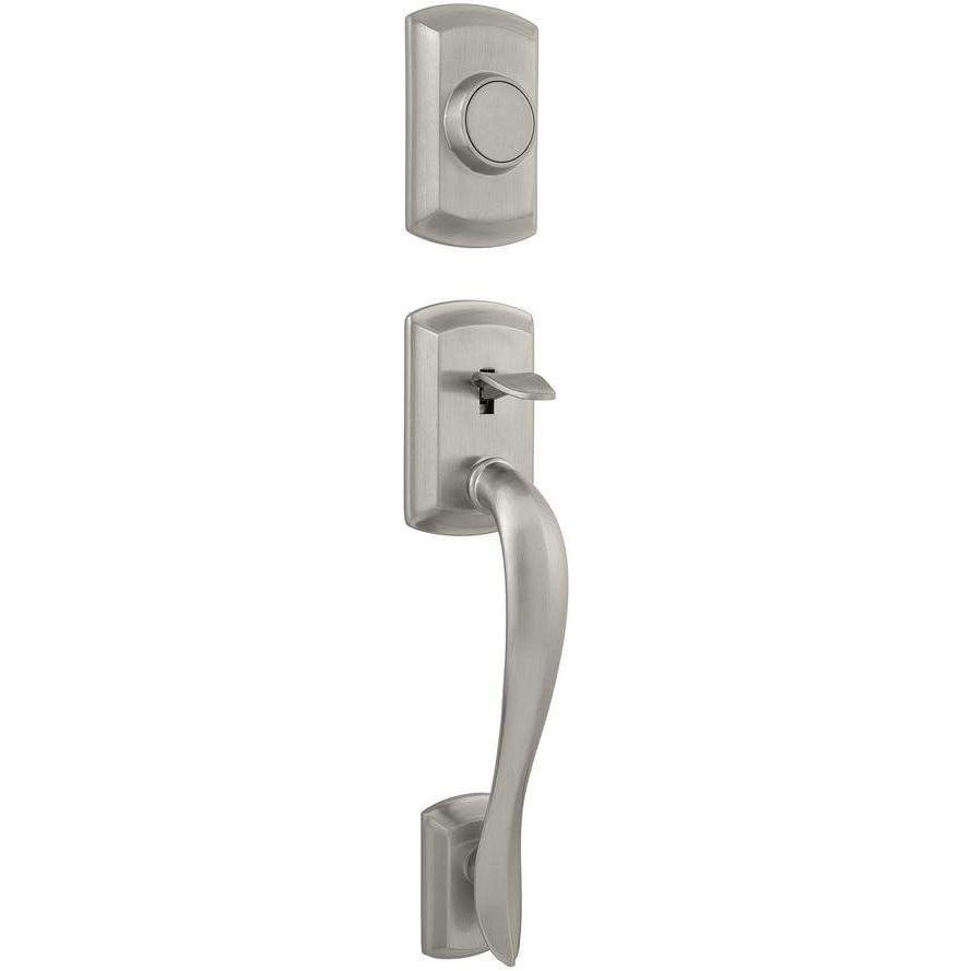 image:imageKwikset 802AVH Lip 15 Signature Series Avalon Dummy Handleset Satin Nickel Exterior Only