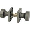 Kwikset 720PSKSQT-11P Pismo Knob with Square Rose Passage Lock with 6AL Latch and RCS Strike Venetian Bronze Finish