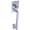 Kwikset 815SCEHFL-26 Passage San Clemente Handleset with Halifax Interior Trim No Deadbolt with RCAL Latch and RCS Strike Bright Chrome Finish