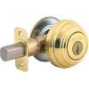 Kwikset 980 3 SMT CP K4 V1 Signature Brass Single Cylinder Deadbolt with SmartKey – Quantity 1