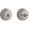Kwikset 985 15 SMT CP K4 V1 Signature Satin Nickel Double Cylinder Deadbolt with SmartKey – Quantity 1