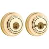 Kwikset 985 3 SMT CP K4 V1 Signature Brass Double Cylinder Deadbolt with SmartKey – Quantity 1