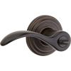Pembroke Keyed Entry Lever featuring SmartKey Security in Venetian Bronze
