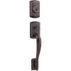 Kwikset 800AVHLIP-S.STRKP Avalon Sectional Single Cylinder Keyed Entry Exterior Pack Handleset with SmartKey – Venetian Bronze