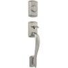 Kwikset 802AVH Lip 15 Signature Series Avalon Dummy Handleset, Satin Nickel, Exterior Only
