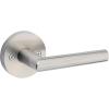 Kwikset 91570-003 Milan Single Dummy Door Handle Lever with Modern Contemporary Slim Round Design for Pantry or for Half-Dummy Application in Satin Nickel