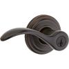 Pembroke Keyed Entry Lever featuring SmartKey Security in Venetian Bronze