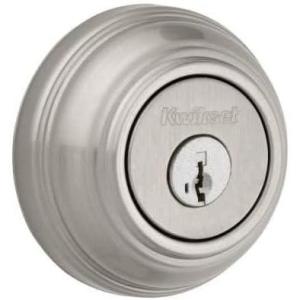 Kwikset 985 15 SMT CP K4 V1 Signature Satin Nickel Double Cylinder Deadbolt with SmartKey – Quantity 1